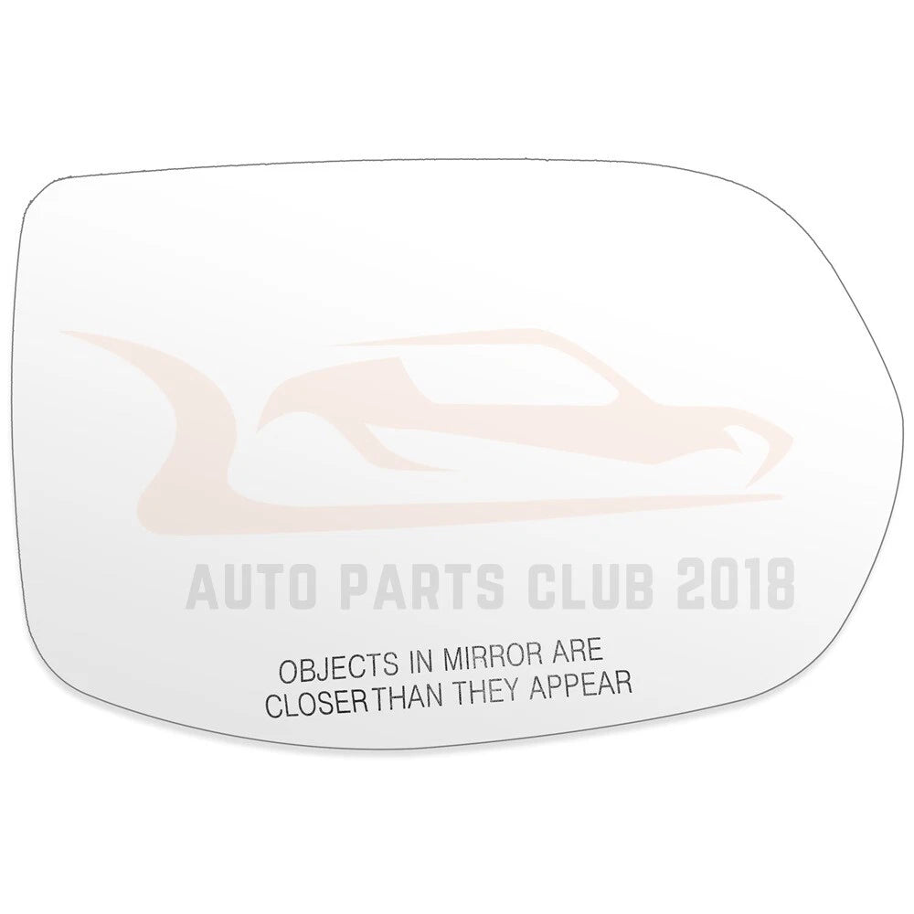 Right Non-Heated Door Mirror Glass for Honda CR-V (2012–2014)
