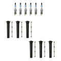 Set of 6 Bosch Double Iridium Spark Plugs & NGK Coil Boots for Freestyle (2004–2007)