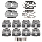 Engine Piston Set w/ Rings for Dodge Dakota 4.7L SOHC 16V (2008–2011) 68031605AD