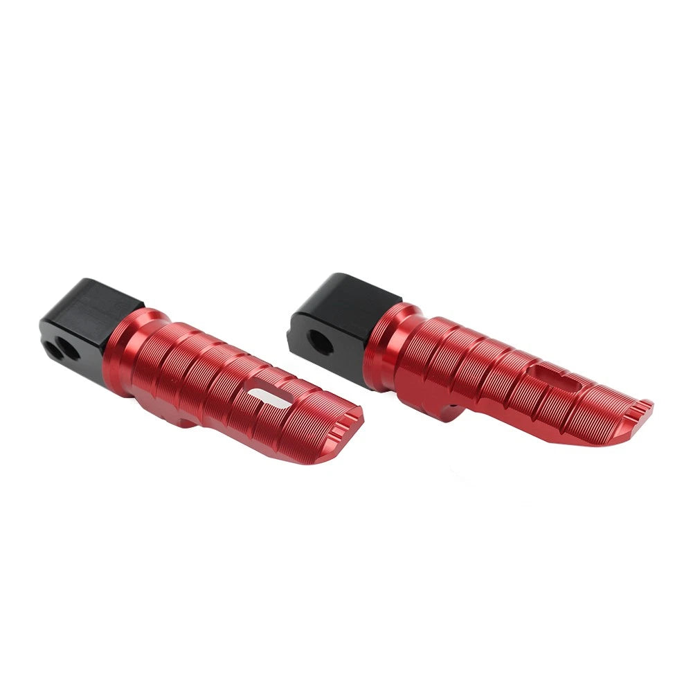 Rear Footrests Foot Pegs for BMW R Nine T (2014–2023), F900R, F900XR (2020–2023), R1200R, Red