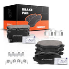 Ceramic Brake Pads for Toyota RAV4 2004–2005 (Front & Rear)