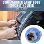 Side Marker Lamp Bulb Socket Holder S-1836 for Ford F150 F250 F350 (1997–2003)