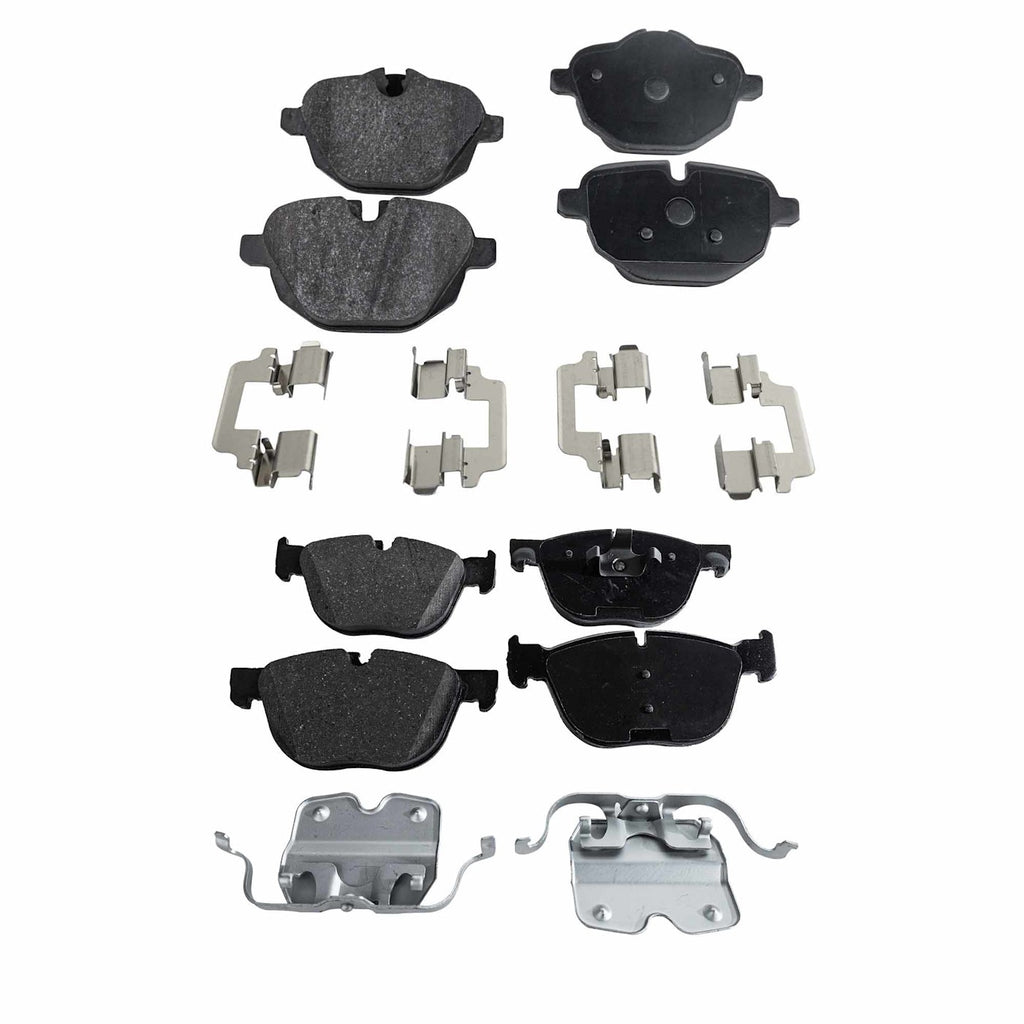 Set of 4 NAO Brake Pads for BMW X4 (2016–2018)