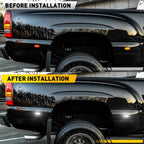 White LED Side Marker Lights for Chevy Silverado 1500 2500 HD (2001–2007)
