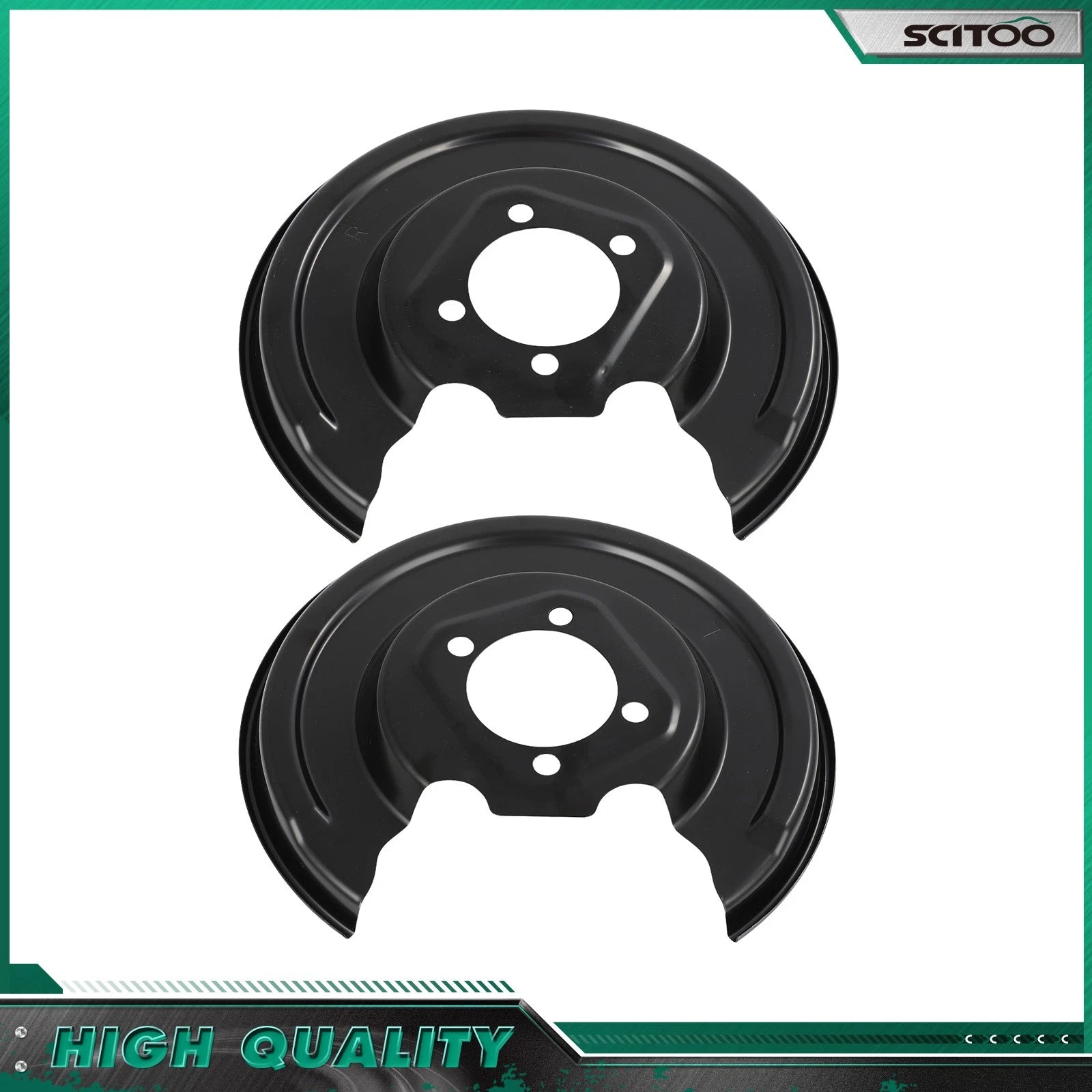 Set of 2 Rear Brake Backing Plates for Toyota Prius (2001–2009) 47881-12071 47882-12071
