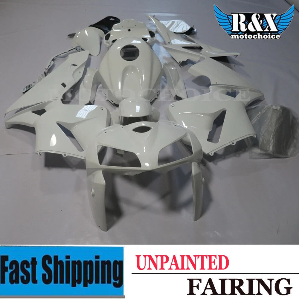 White Painted Injection Fairing Kit for Honda CBR600RR (2005–2006) F5+Tank Cover