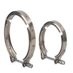 3" to 4" ID Steel Exhaust V-Band Adapter Flange Reducer W/ Clamp for