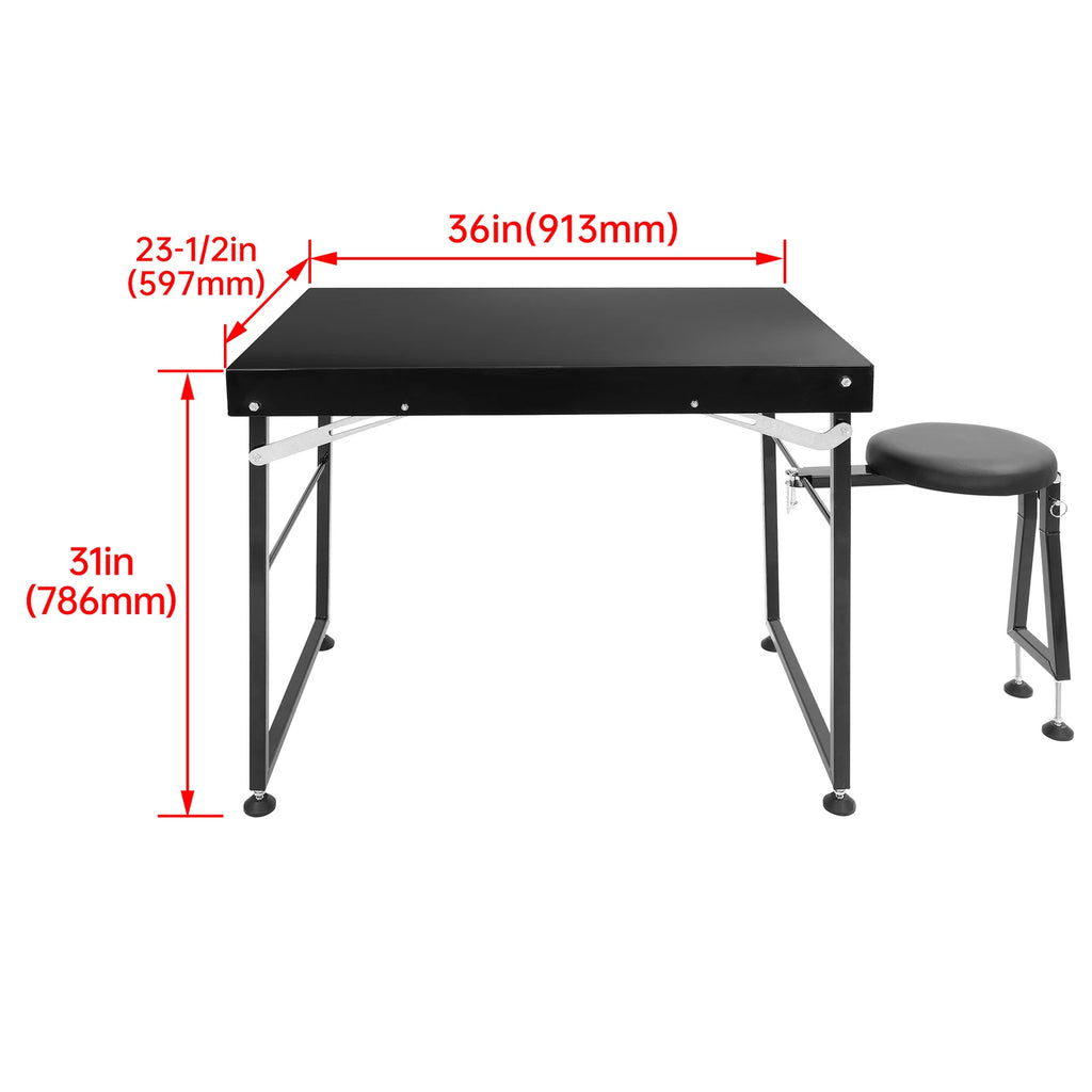 Shooting Table with Padded Seat for Long Range Shooting