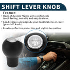 5 Speed Manual Gear Shifter Knob for Hyundai Elantra (2000–2006) Black Plastic