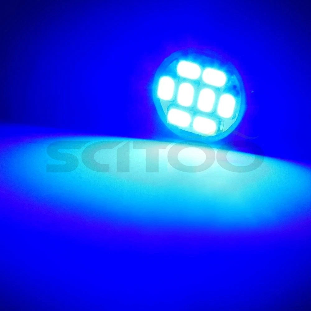 5PCS Smoke Roof Cab Marker Running Light + T10 SMD Blue Lamp for Chevrolet