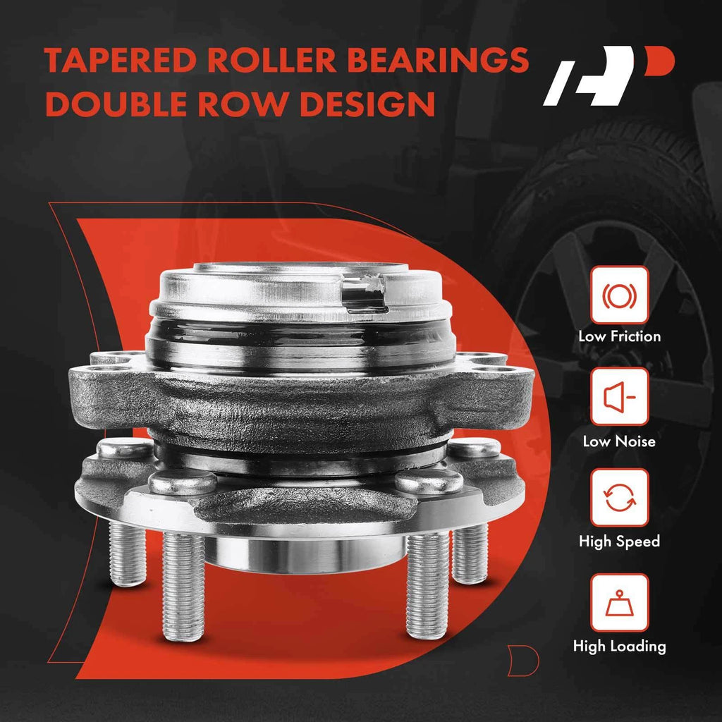 2X CV Axle Shaft and Wheel Hub Bearing for Nissan Altima (2013–2018)