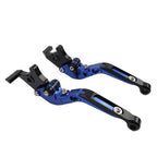 Blue Extendable Brake Clutch Levers for Honda CB1100, CB1300 (2013-2023)
