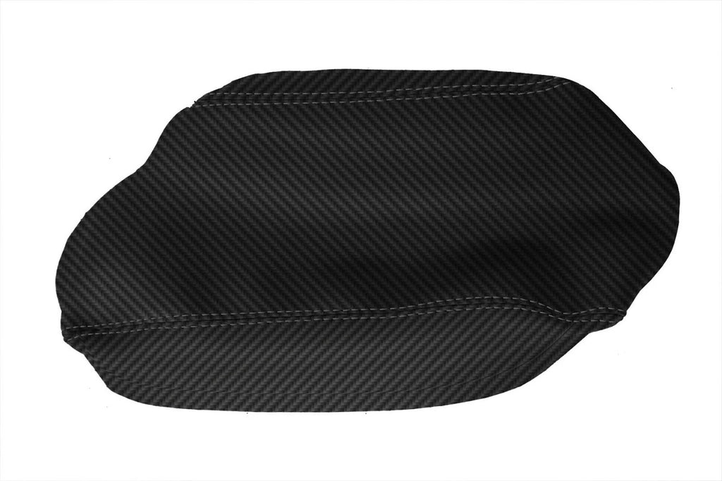 Carbon Fiber Console Lid Armrest Cover for Subaru Crosstrek (2018–2020)
