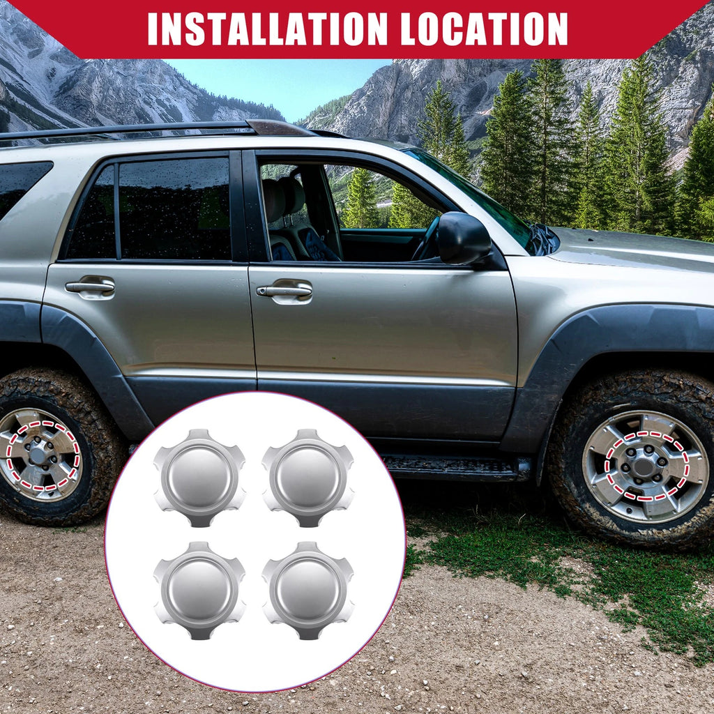 Set of 4 Wheel Hub Center Caps for Toyota 4Runner (1996–2002) NO.4260304030