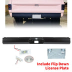 Black Roll Pan with License Plate Light for Chevy C10 C20 (1973–1987)
