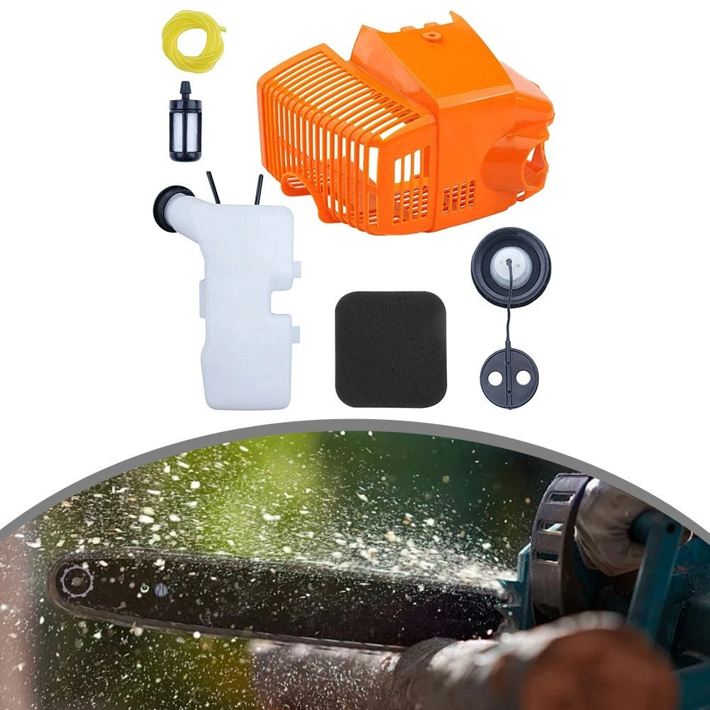 Engine Cover Kit with Fuel Tank Shroud and Filter for FS75 FS85