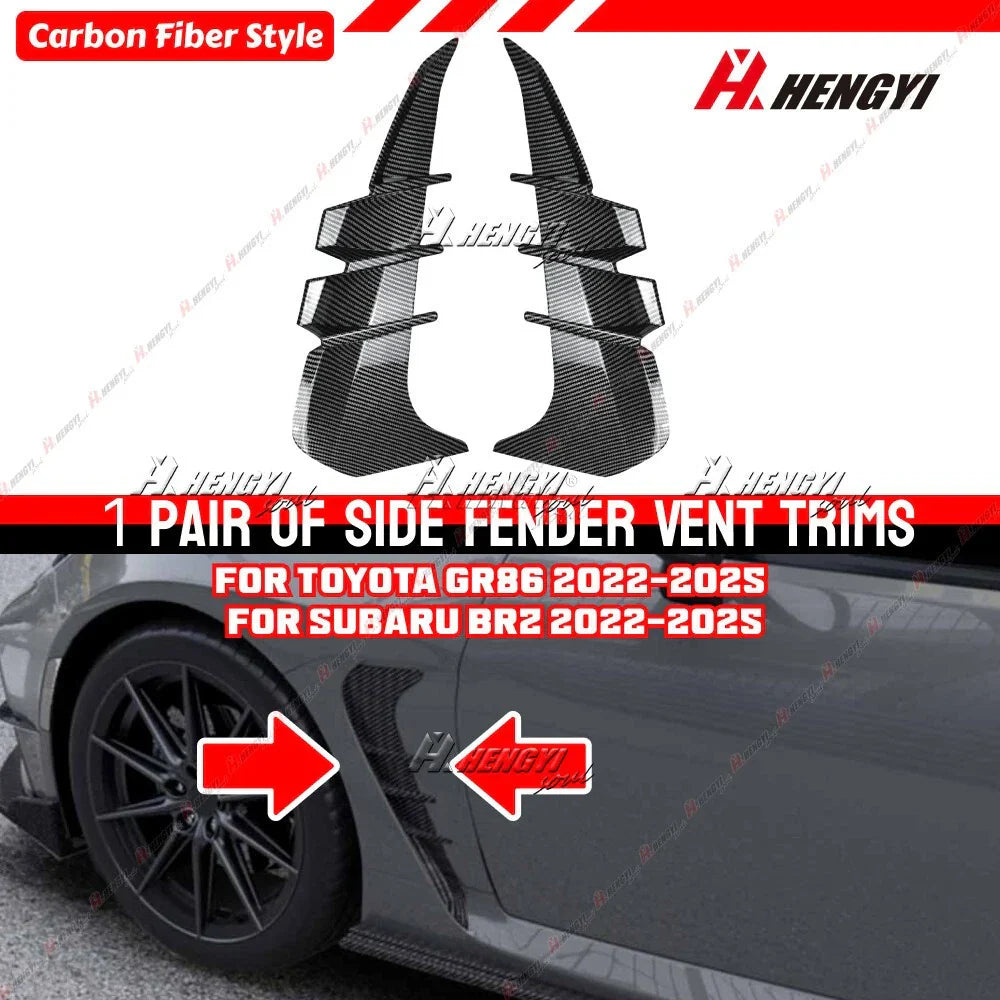 Fender Scoop Splitter Spoiler Cover for Toyota GR86 / Subaru BRZ (2022-2025)