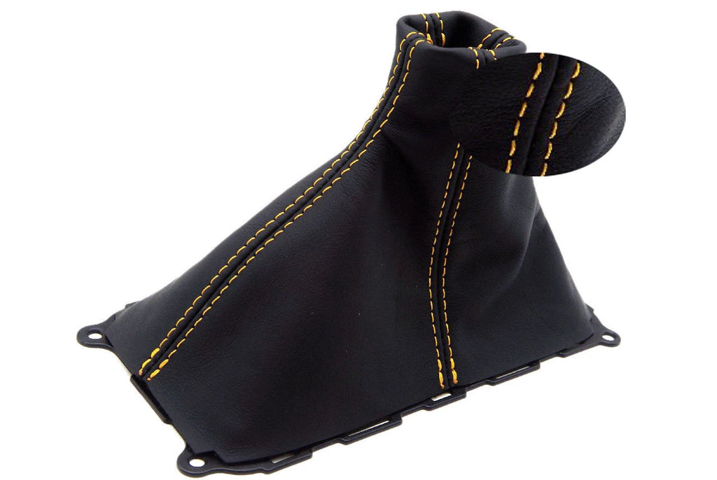 Manual Shift Boot Cover for Mustang GT (2010–2014) Yellow Stitch