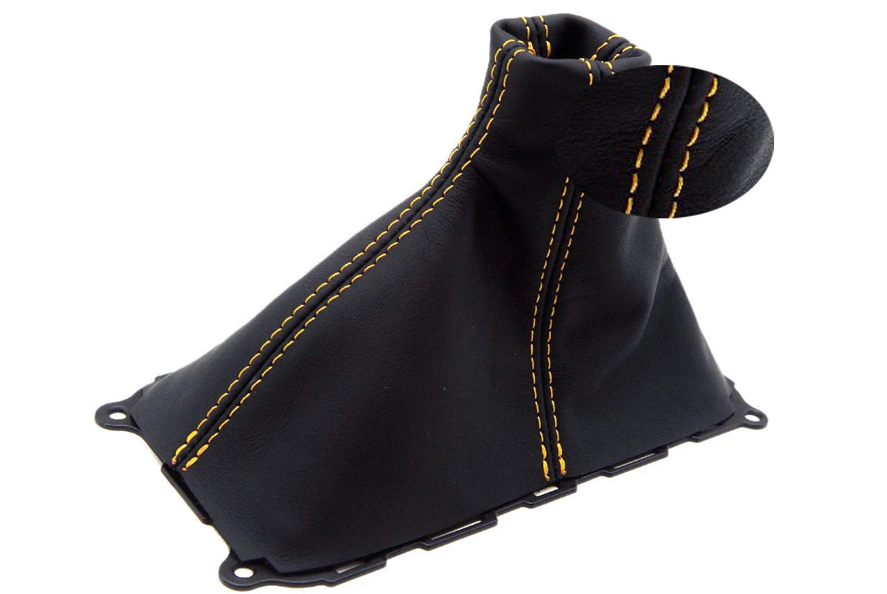 Manual Shift Boot Cover for Mustang GT (2010–2014) Yellow Stitch