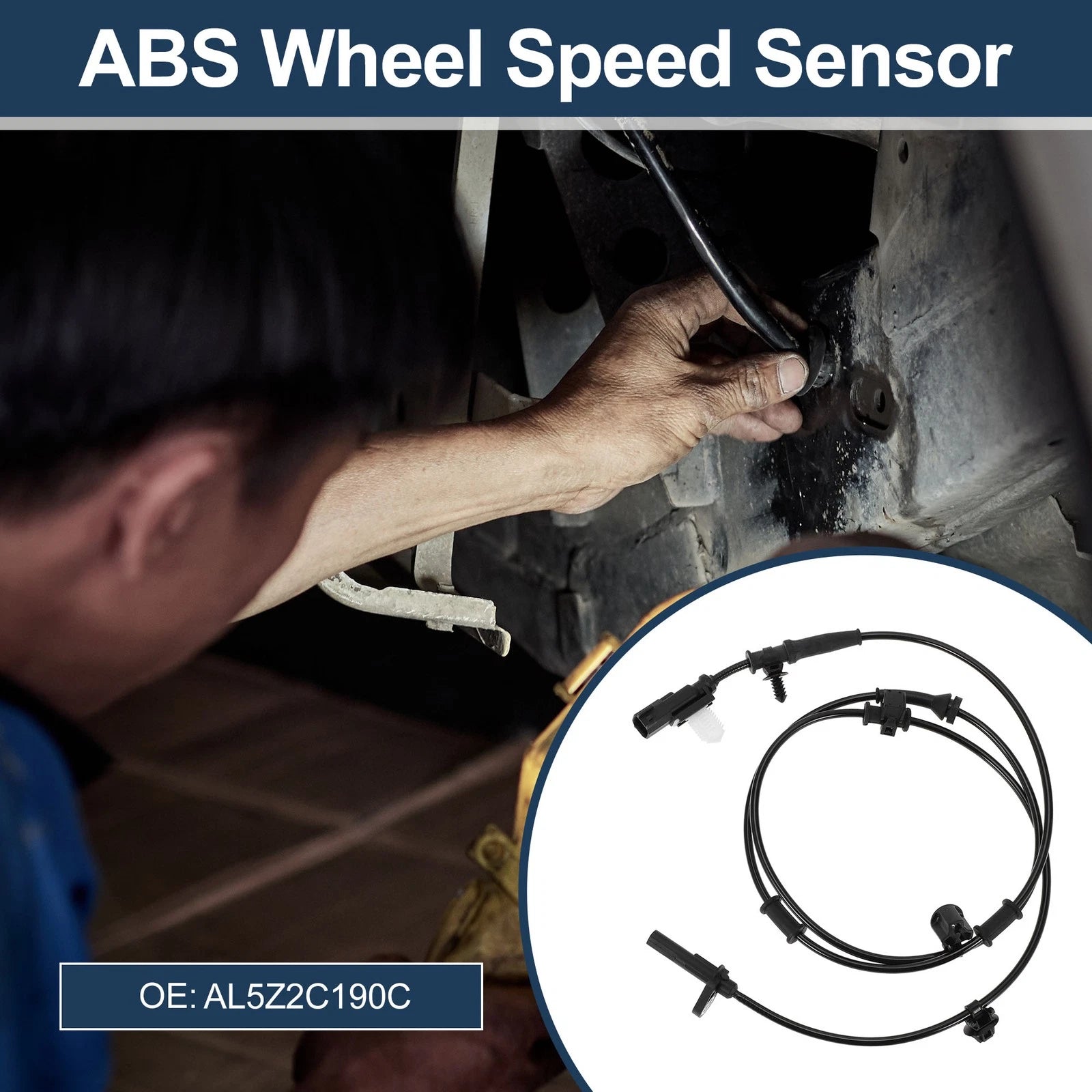 ABS Wheel Speed Sensor No.AL5Z2C190C for Ford Ranger (2011–2019) Rear Right