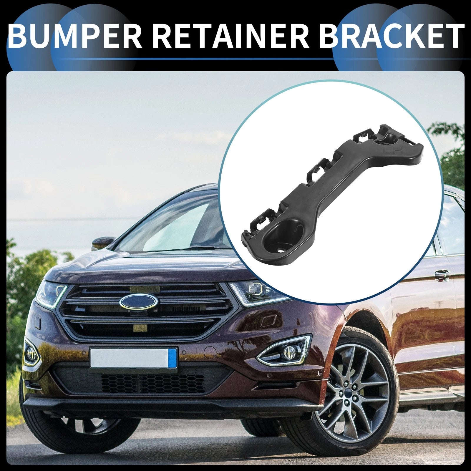 1pc Left Front Bumper Retainer Bracket No.BT4Z17C947B for Ford Edge (2011–2014)