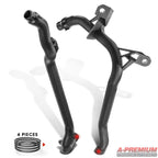 2 Engine Heater Inlet Pipes + Water Coolant Pipes for BMW E39 E46 Z3 Z4 (1997–2006)