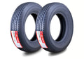 2PC ST205/75R15 Trailer Tires for Free Country (10PR, Heavy Duty, LRE)