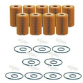 Set of 9 Engine Oil Filters for Lexus Toyota (StdAsp AutoCVT)