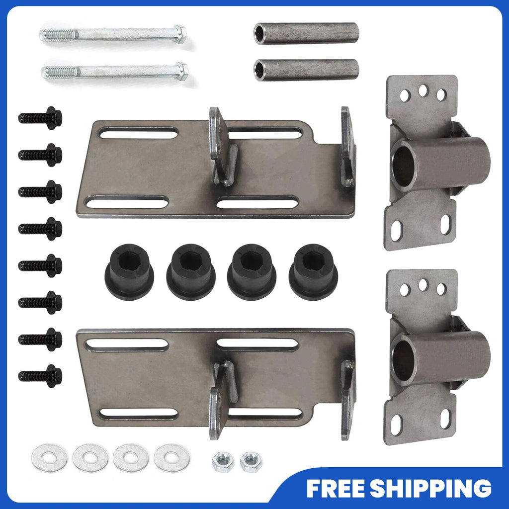 Engine Mount Adapter Swap Kit for C1500 Truck K5 2WD (88–99) LSx LS1 Raw Steel