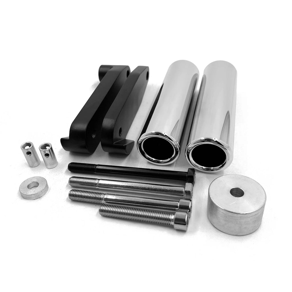 Chrome Frame Slider Crash Protector for Kawasaki Ninja 250/250R/EX250 (2008–2013)