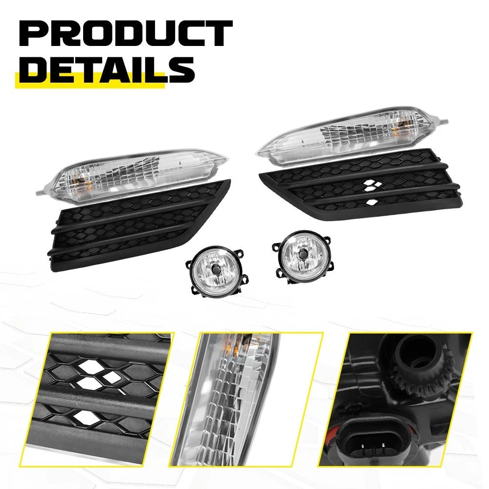 Bumper Fog Lights with Cover Bezel for Honda Pilot (2016–2018)