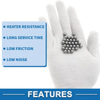 100 Pcs 7mm Steel Ball Bearings G16 Precision for Various Applications