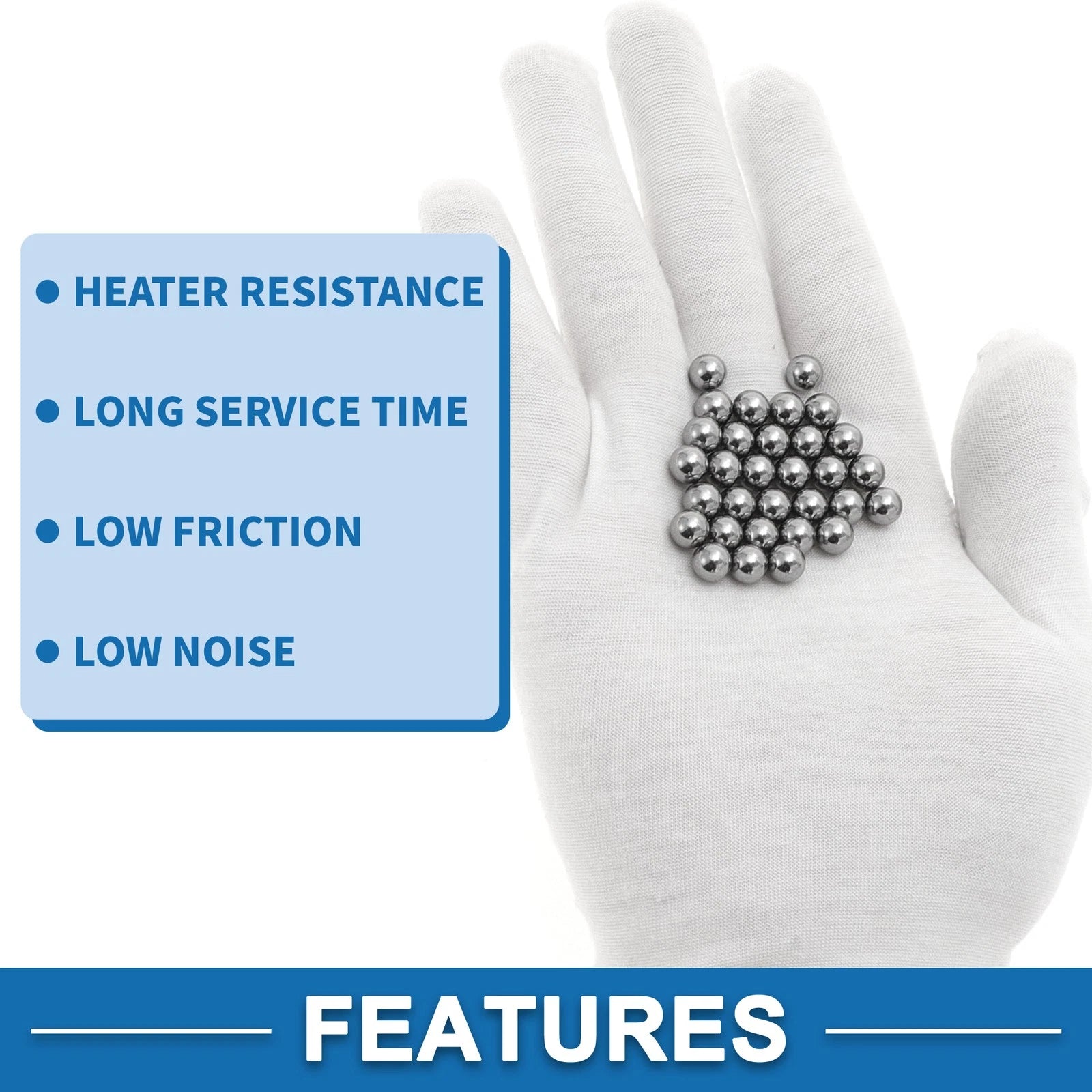 100 Pcs 7mm Steel Ball Bearings G16 Precision for Various Applications