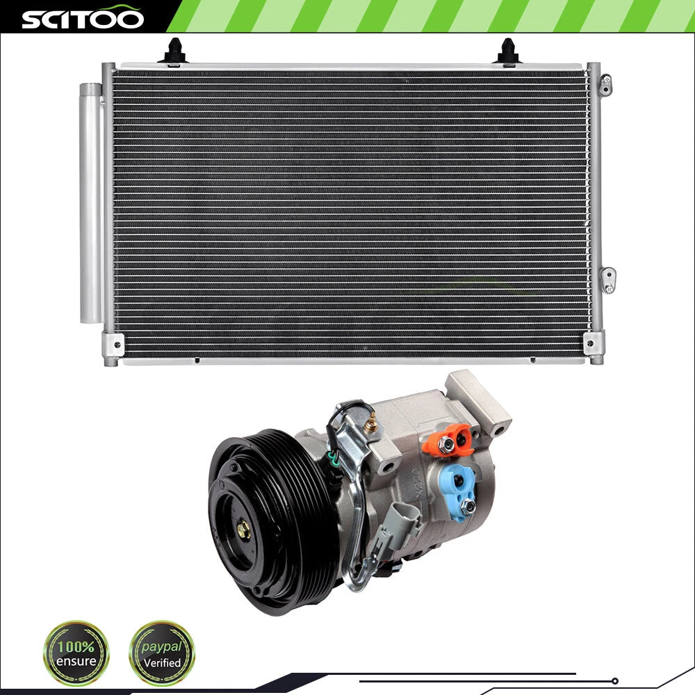 Condenser and Compressor for Toyota Highlander (2001–2007)