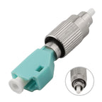 FC Male to LC Female Multi Mode OM4 Fiber Optic Adapter Connector