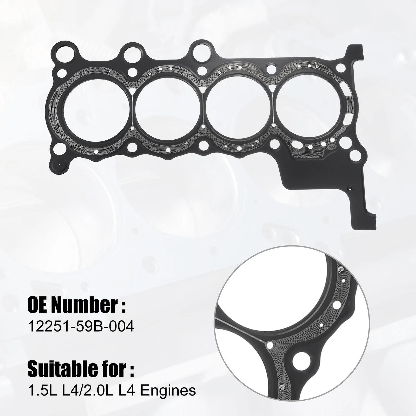 Cylinder Head Gasket No. 12251-59B-004 for Honda Civic, CR-V 