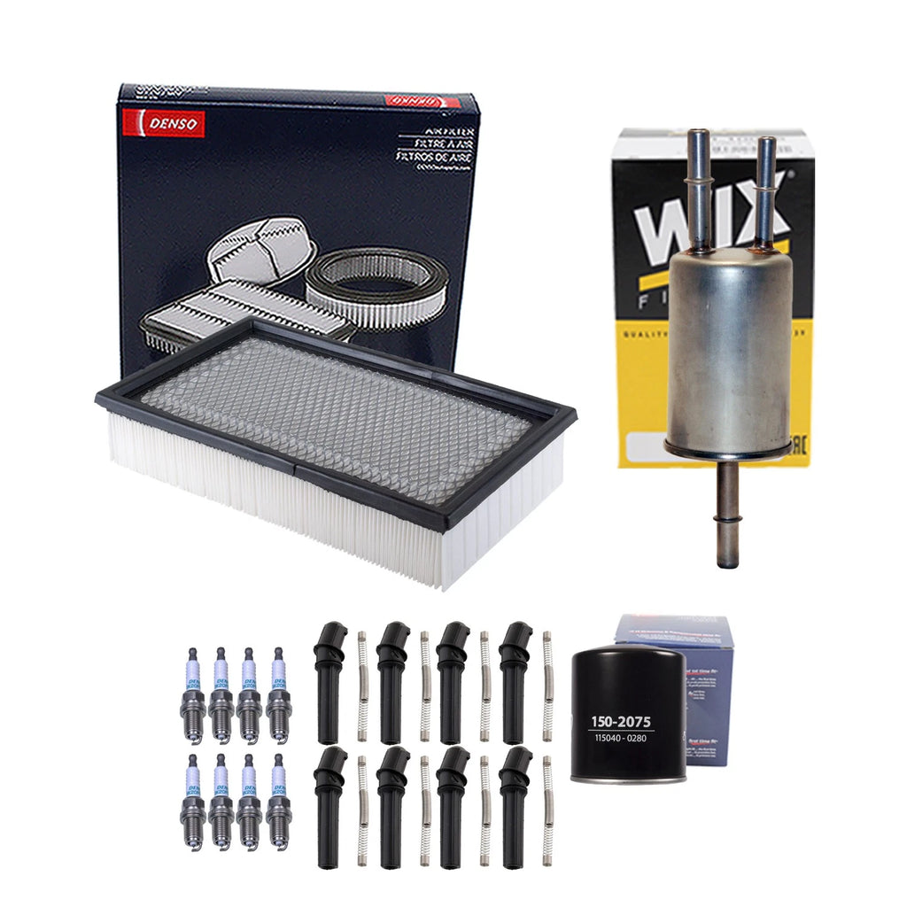Tune Up Kit with 8 NGK Spark Plugs & Boots for Ford Explorer 2002