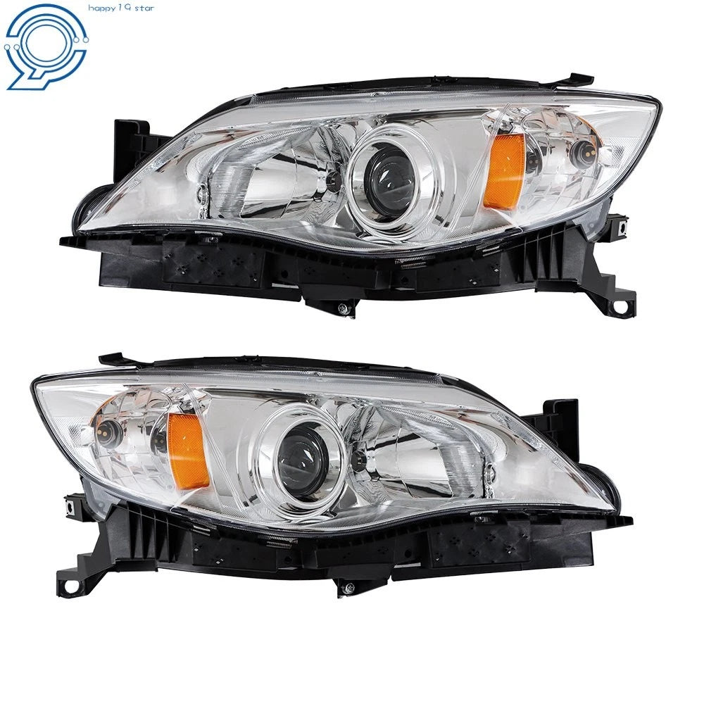 Set of 2 Halogen Headlights for Subaru Impreza (2008-2011)