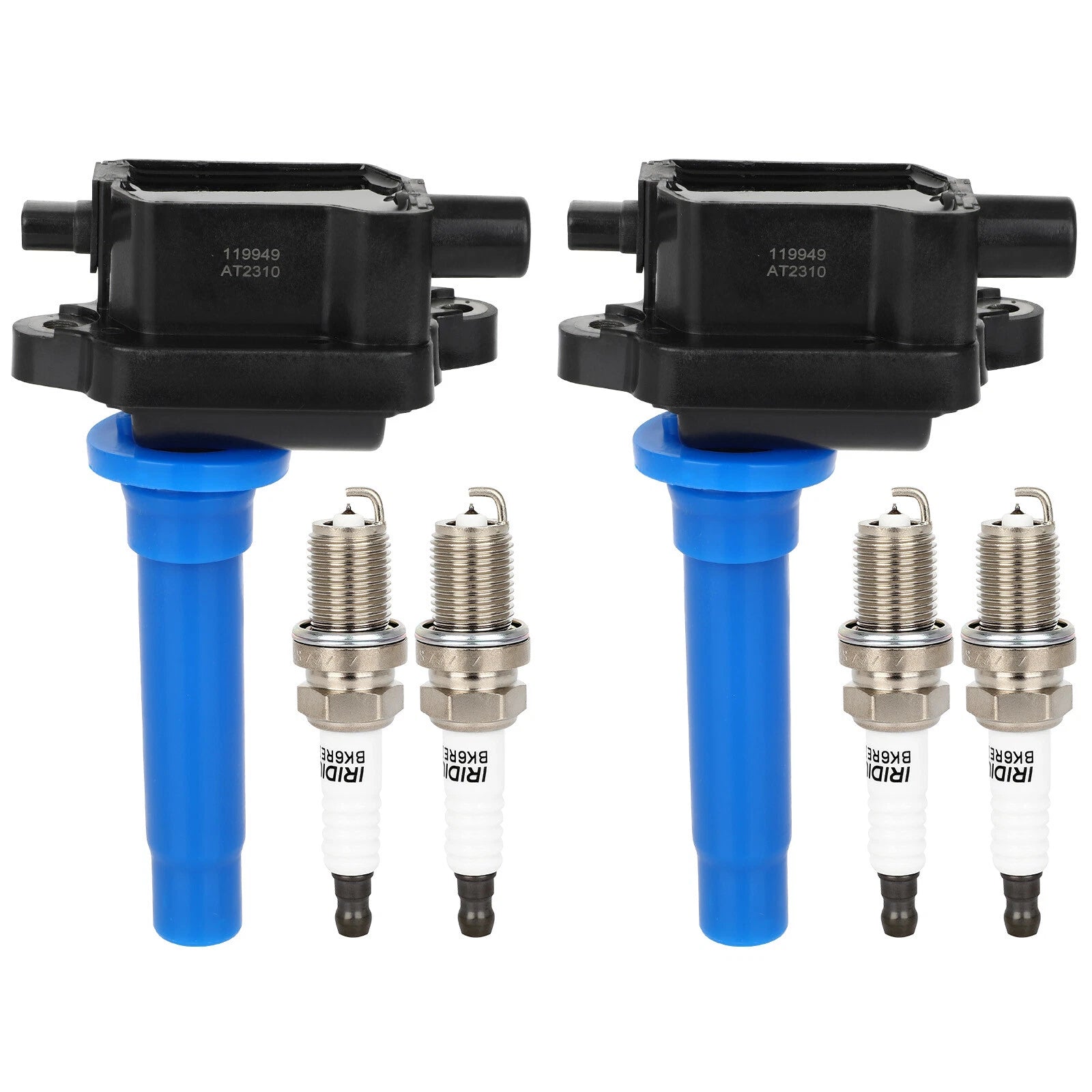 2X Ignition Coils & Spark Plugs for Kia Sportage (1995–2002)