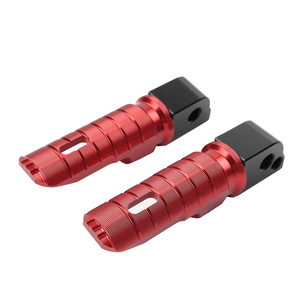 Rear Footrests Foot Pegs for BMW R Nine T (2014–2023), F900R, F900XR (2020–2023), R1200R, Red