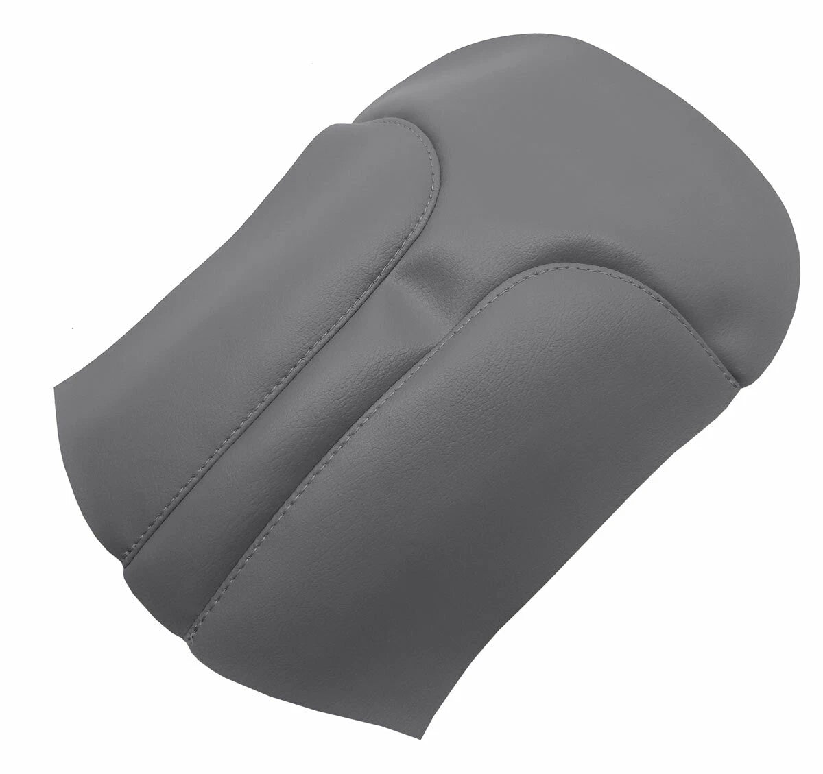 Center Console Lid Armrest Cover for Nissan Rogue (2017–2020) Gray PVC Leather