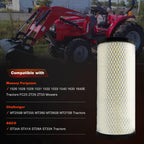 Air Filter 3607884M92 for Massey Ferguson 1233 1526 1528 1529 1531 1532 1533 (2000–2023)