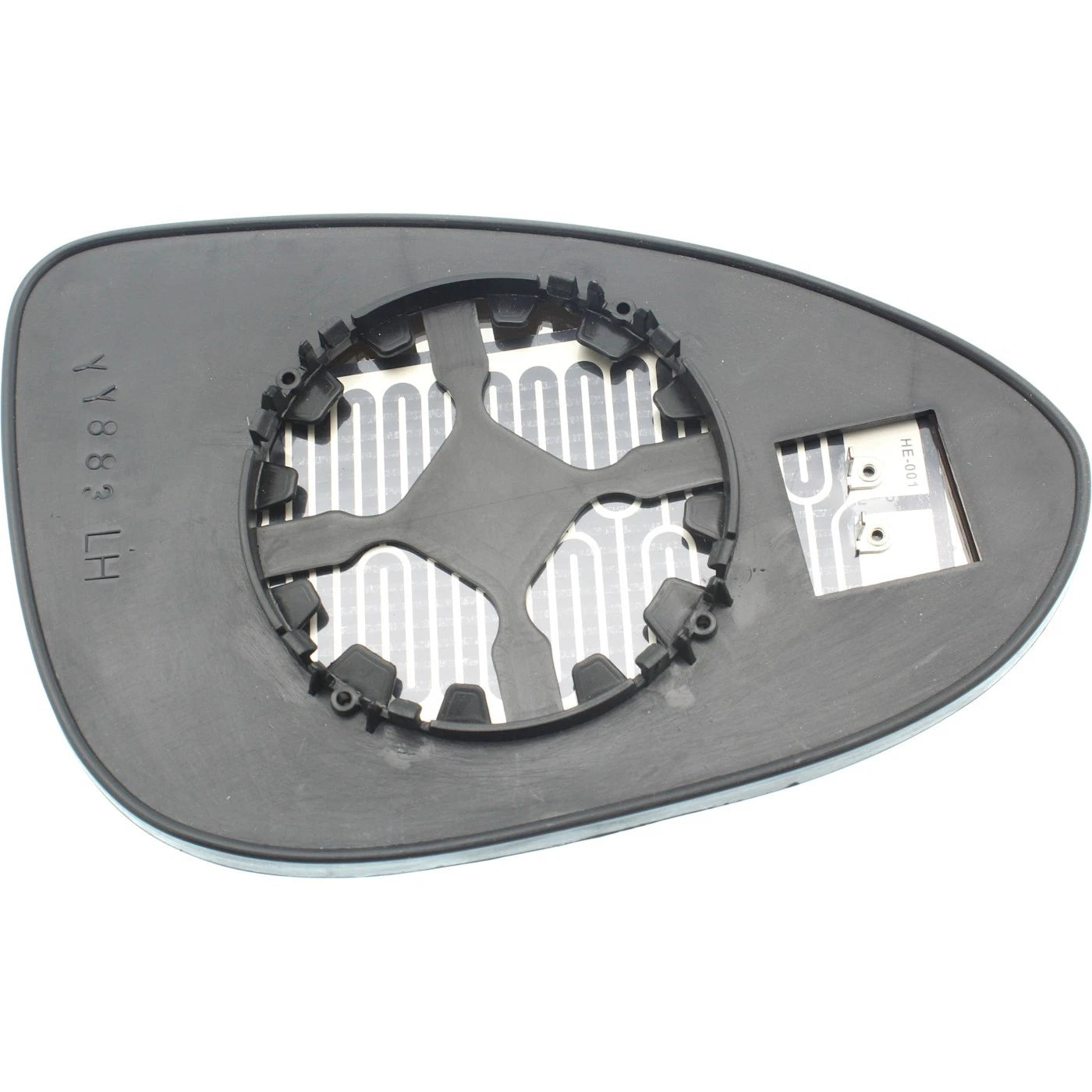 Mirror Glass for Chevy Sonic (2012-2020) Left Heated with Backing Plate