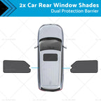 2X Rear Window Shades for LDV G10 (2014–Present) UVB & UVA Protection