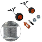 Fuel Cap & Filter for Chainsaw (0000 350 0520) Rubber & Aluminum