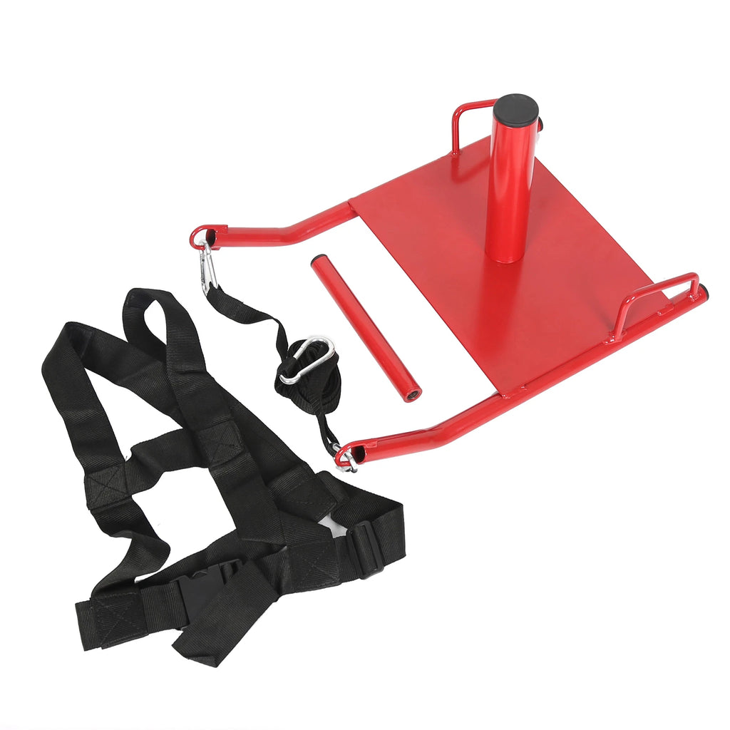 Heavy Duty Push Pull Sled with Harness for Fitness Training