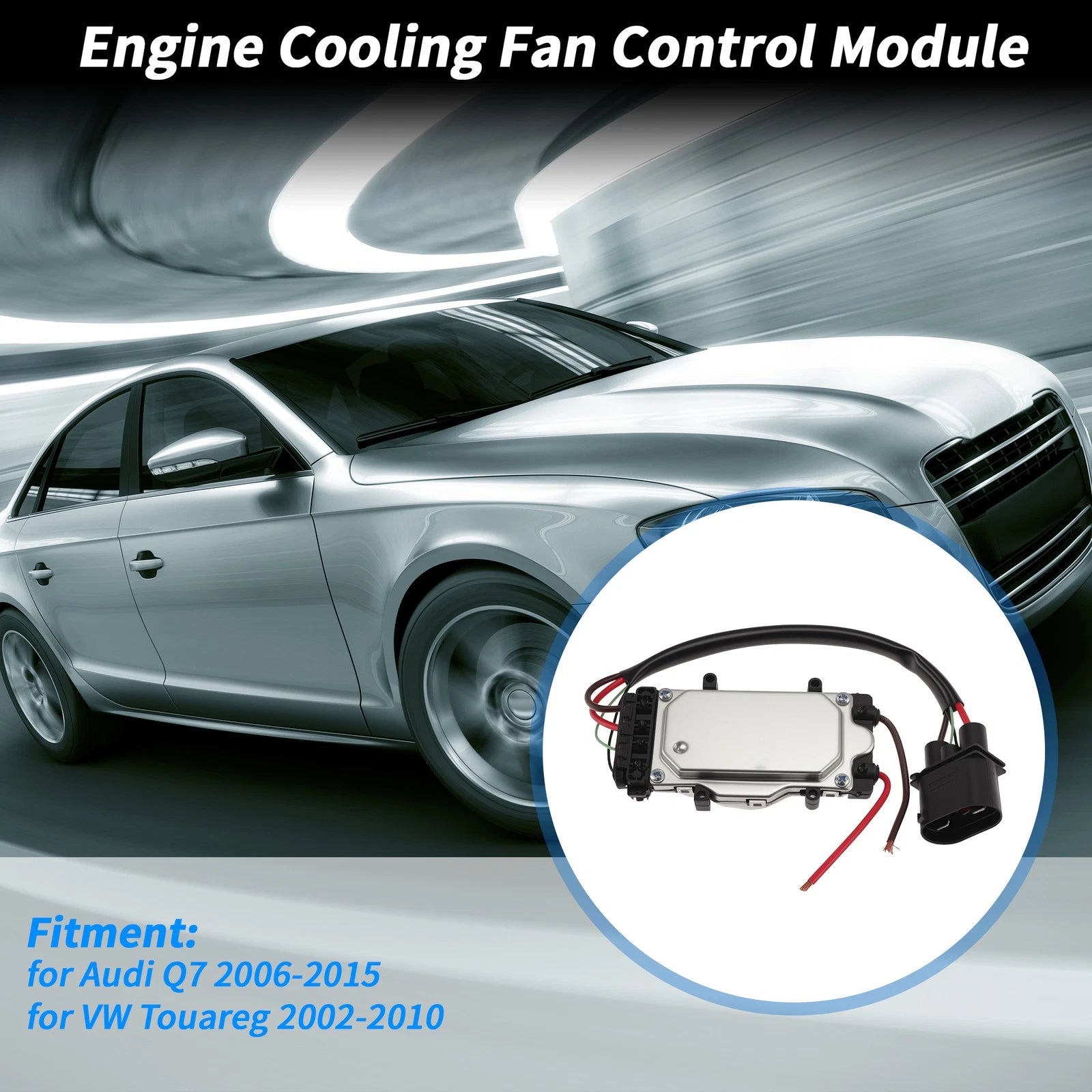 Engine Cooling Fan Control Module Resistor for Audi Q7 (2007–2015)