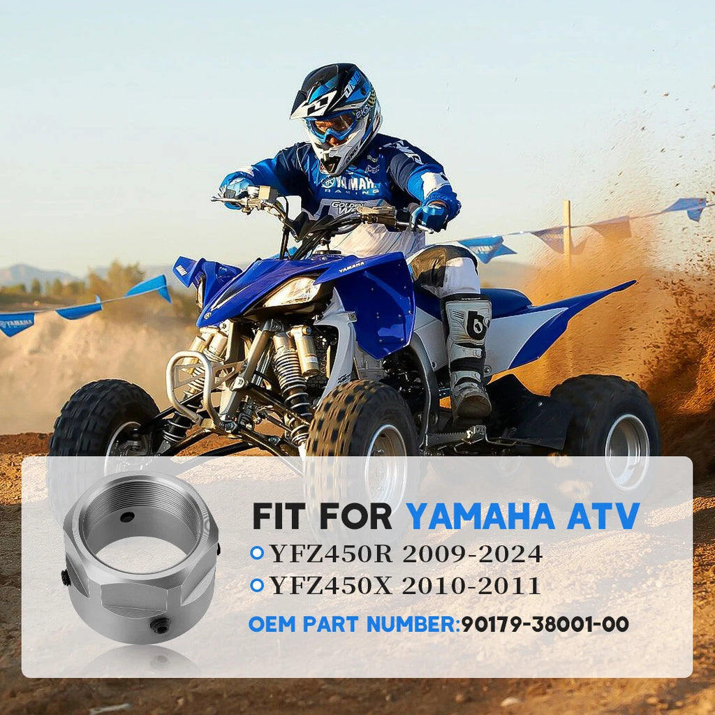 ATV Rear Axle Wheel Lock Nut for Yamaha YFZ450X YFZ450R (2009–2020) 90179-38001-00