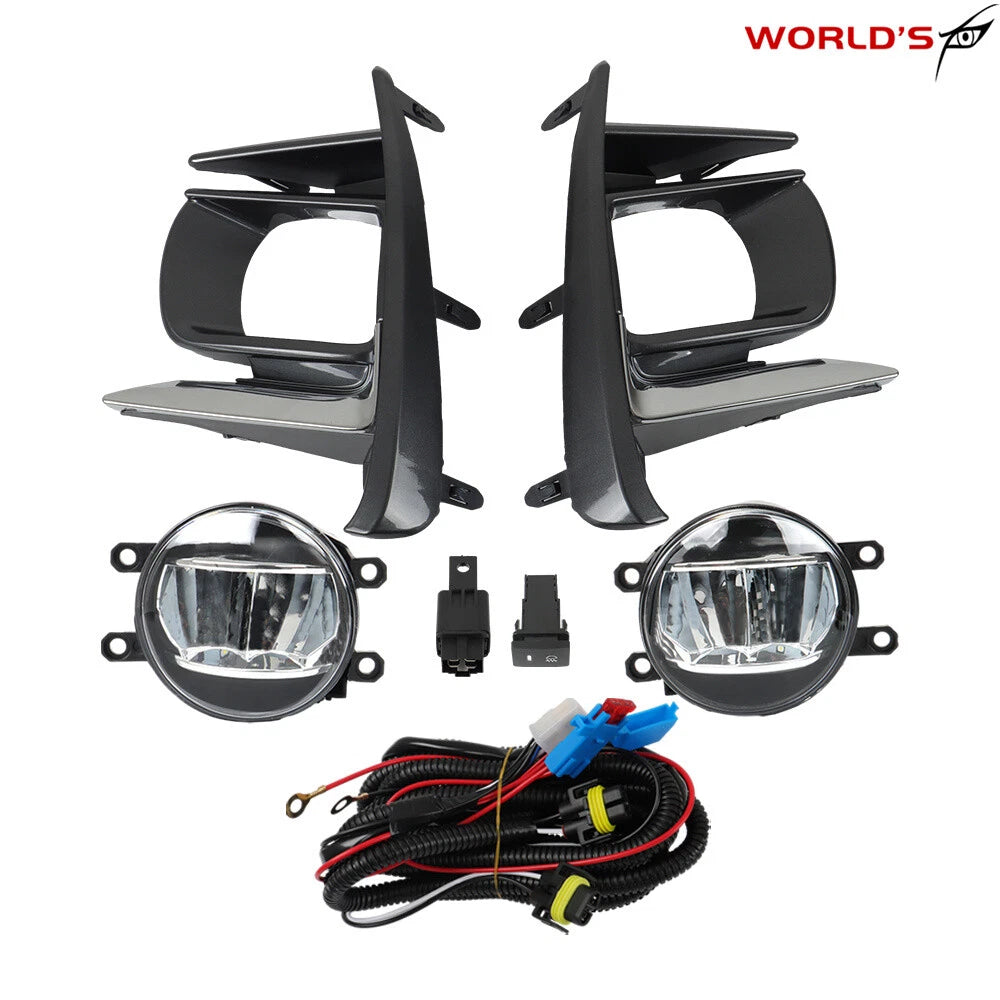 LED DRL Fog Lights for Toyota Sienna (2018–2020)