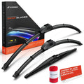 Set of 3 Windshield Wiper Blades for Chevrolet HHR (2006–2011)